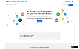 Square payments website preview