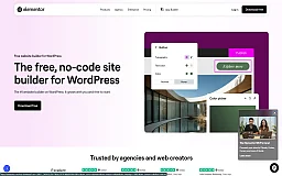 Elementor website preview