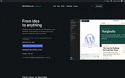 WordPress Studio website preview