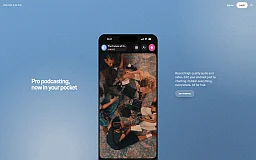 Zencastr website preview