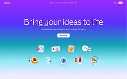 Canva website preview