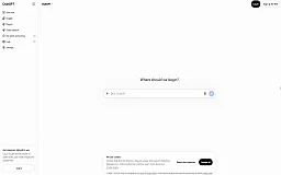 ChatGPT website preview