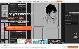 Live2D Cubism website preview