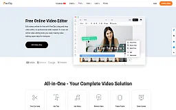 FlexClip website preview
