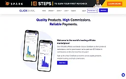 ClickBank affiliate website preview