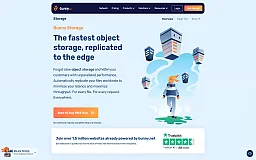 bunny.net asset storage and delivery website preview