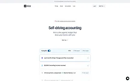 Kick bookkeeping website preview