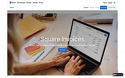 Square Invoices website preview