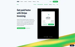 Stripe Invoicing website preview
