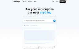 ChartMogul revenue analytics website preview
