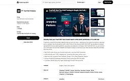 TrueProfit website preview