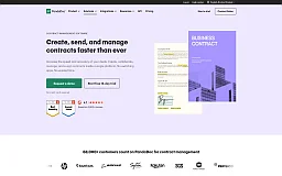 PandaDoc website preview