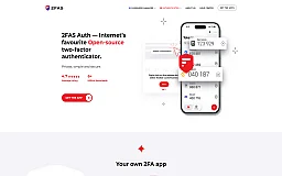 2FAS Auth website preview