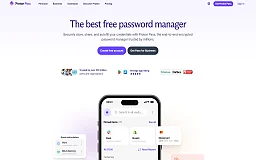 Proton Pass website preview