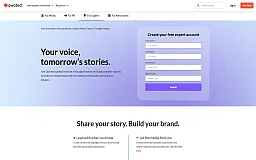 Qwoted website preview