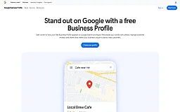Google Business Profile website preview