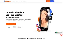 Ainfluencer website preview
