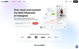 trendHERO website preview